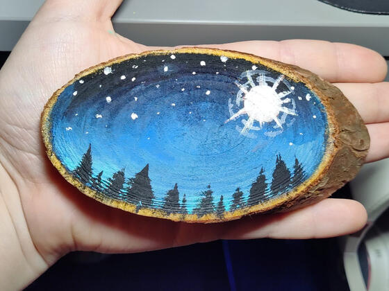 Hand-painted Landscape 2 Hand-painted Landscape 2
