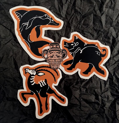 Tiny Red Key Pin & Sticker Club (Jan/Feb 2022)