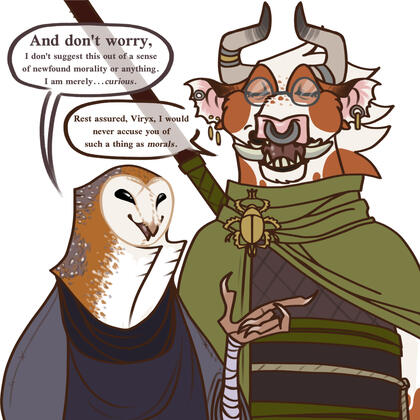 Kesk and Viryx: Morals Kesk and Viryx: Morals