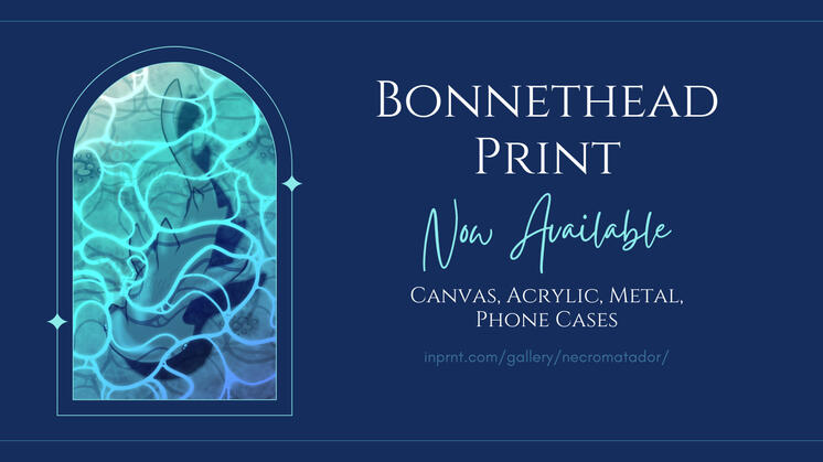 Bonnethead Print; An advertisement for a shark print of mine.