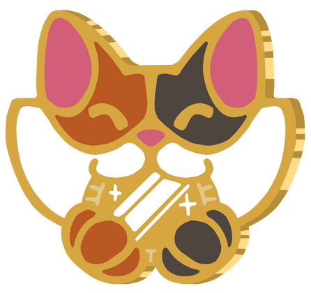 Lucky Cat, a design made for the TTRPG Vibe Check.